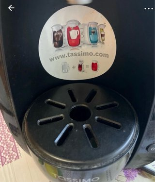 Cafetera Tassimo Bosch Negra.