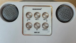 Altavoz Karaoke Mumuwind Blanco