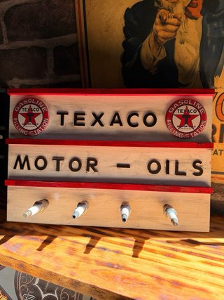 Cartel Texaco Americano