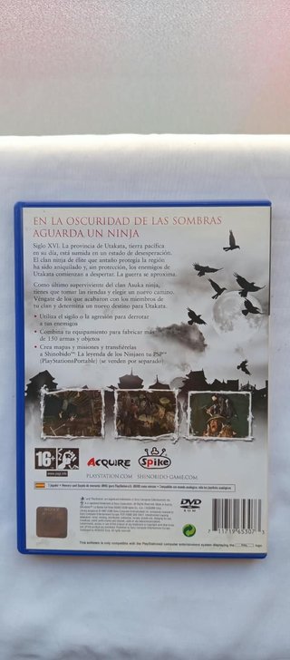 Shinobido: La Senda del Ninja PS2 PAL ES COMPLETO