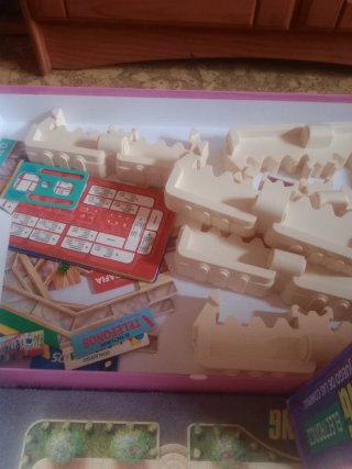 Juego de mesa Shopping electrónico retro vintage