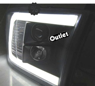 GF FAROS DODGE RAM 09-18 LUZ DIURNA LED NEGRO R014057C1