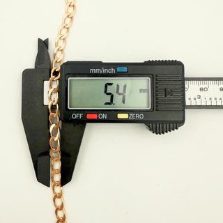 Pulsera Barbada Oro 18K; 19,5cm; 10,96g