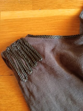 Vestido IKKS marrón verdoso