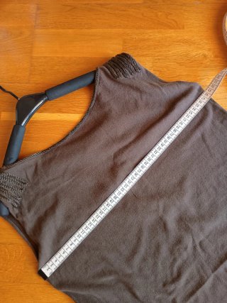 Vestido IKKS marrón verdoso