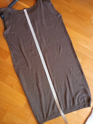 Vestido IKKS marrón verdoso