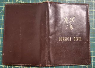 Billetera Guardia Civil Coleccionismo Marrón