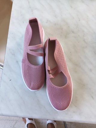 Zapatillas Merceditas Mujer Rosadas Cómodas