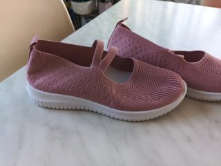 Zapatillas Merceditas Mujer Rosadas Cómodas