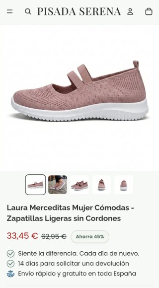 Zapatillas Merceditas Mujer Rosadas Cómodas