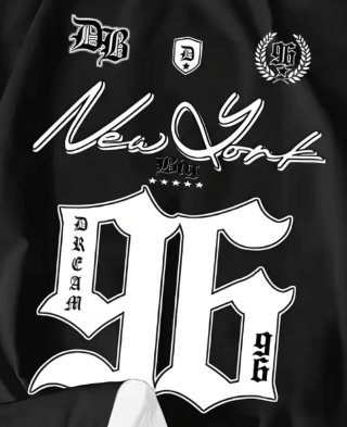 Camiseta Negra y Blanca New York