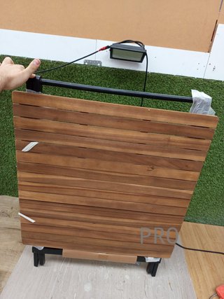Costway Mesa cuadrada plegable de patio