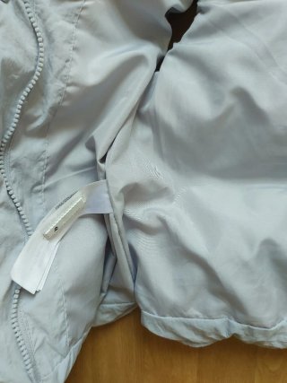 Chaleco acolchado gris Mango talla 14 S