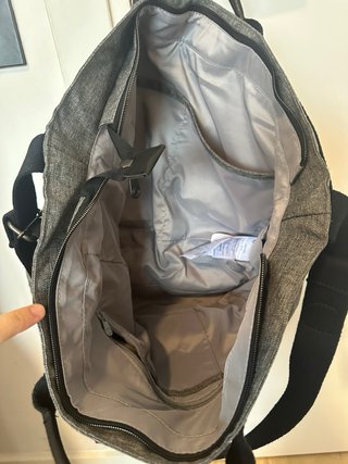 Bolso Bugaboo Gris Jaspeado Grande + cambiador