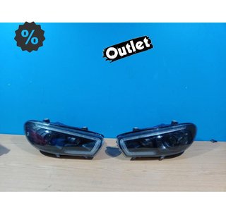 GF FAROS XENON PARA VOLKSWAGEN VW SCIROCCO 08-14 LED NEGROS