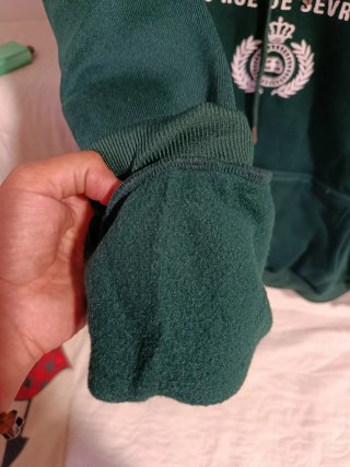 Sudadera verde Paris