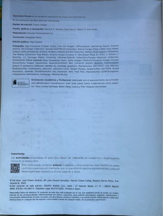 Matemáticas II. 2o de Bachillerato
