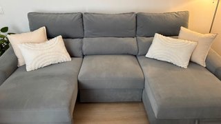 Sofá chaise longue 3 plazas extensible