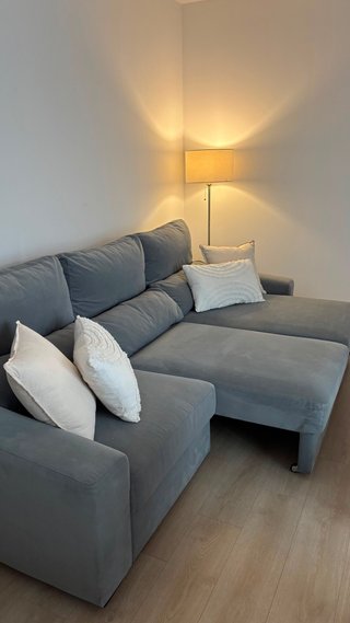 Sofá chaise longue 3 plazas extensible