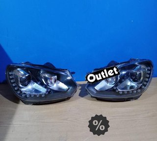 GF FAROS VOLKSWAGEN VW GOLF 6 FONDO NEGRO DRL R012817C13