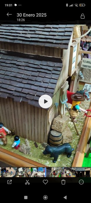 Maqueta Granja Oeste para Playmobil