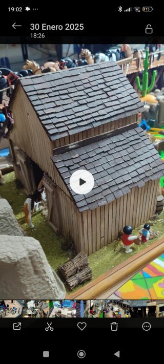 Maqueta Granja Oeste para Playmobil