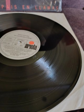 Vinilo Radio Futura De Un Pais En Llamas