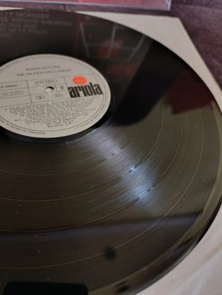 Vinilo Radio Futura De Un Pais En Llamas