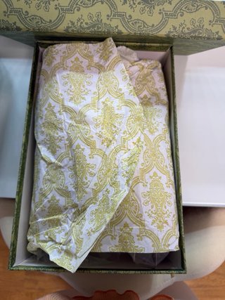 Chanclas Gucci mujer plataforma verde