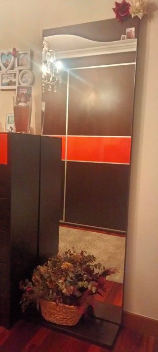 Sinfonier y Espejo de Pie Madera