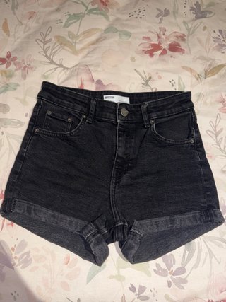 Pantalones cortos vaqueros negros
