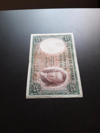 BILLETE DE 25 PESETAS DE 1931