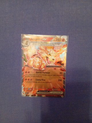 Lote Cartas Pokémon Arcanine EX y Miraidon EX