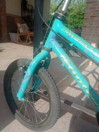 Bicicleta infantil azul