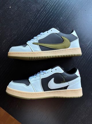 Jordan 1 Retro Low Travis Scott Verde Oliva