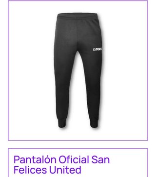 Pantalón Chándal Legea Oficial San Felices United