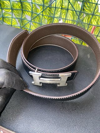 Cinturón Hermès H reversible Etoup