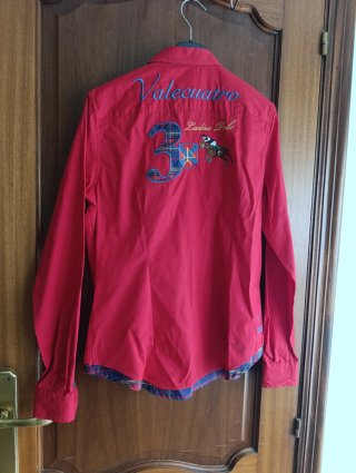 Camisa Valecuatro Mujer Roja