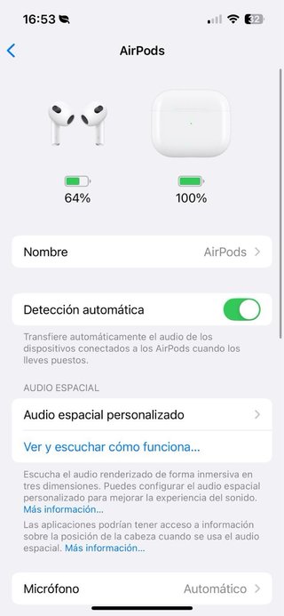 Airpods 3ª Gen Blancos Apple