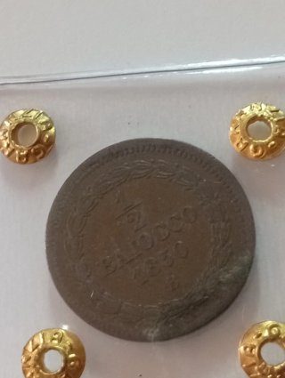 1/2 Baiocco 1850 Stato Pontificio Pio IX Periziato