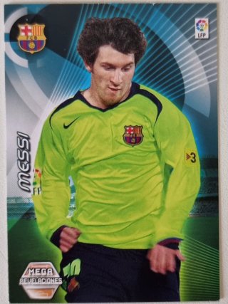 Cromo Messi Revelaciones FC Barcelona