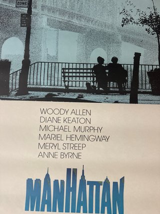 Póster original reposición Manhattan Woody Allen
