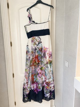 Vestido Alba Conde floral talla 40