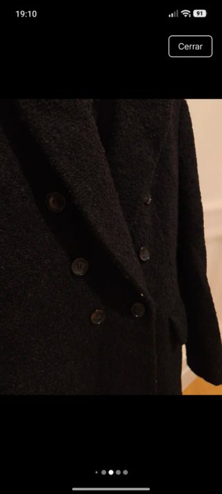 Abrigo ZARA negro