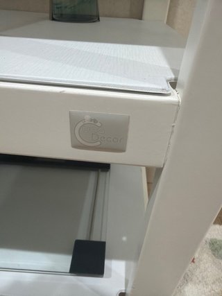 Mueble cambiador blanco con ruedas