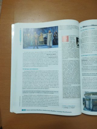 Historia de la filosofía, 2 Bachillerato