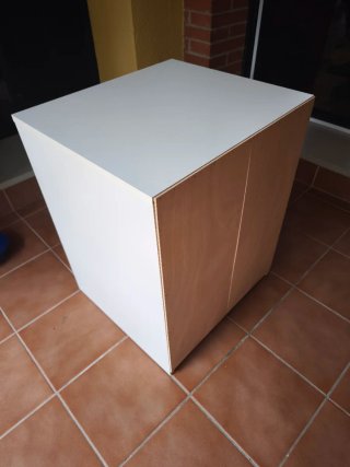 Cajonera blanca 4 cajones madera