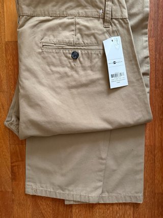 Pantalones Chino Regular Fit Hombre Talla 46 Beige