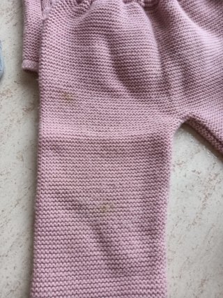Lote Ropa Bebé Conjunto Rosa y Azul punto