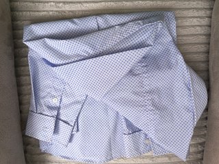 Camisa niño Española azul y blanca talla M
